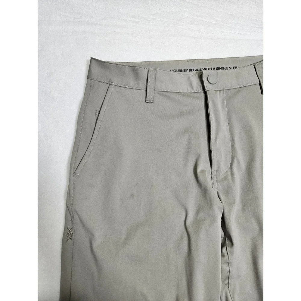 Rhone Pants Men's 32x33 Tan Commuter Performance Chino Tech Stretch Travel